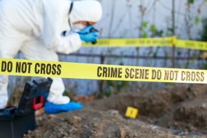 Crime scene investigation.